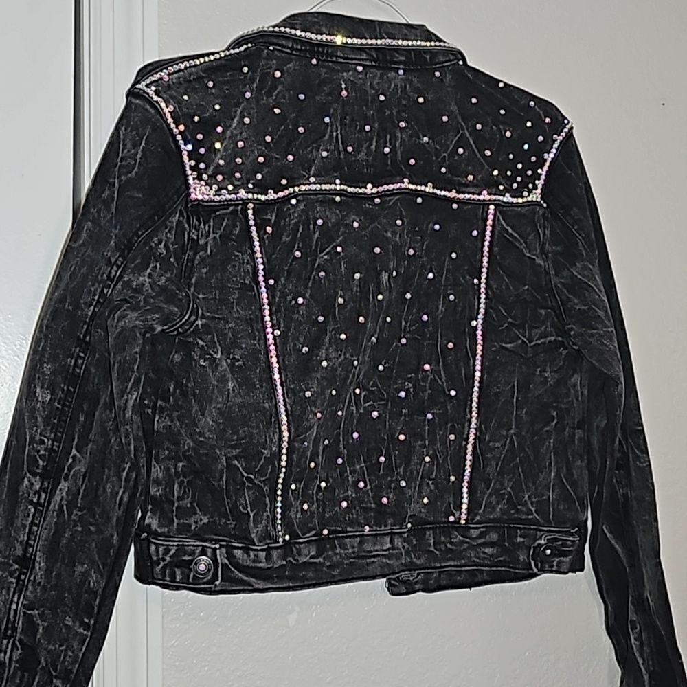 Custom Bling Jean Jacket - Picture 11 of 14